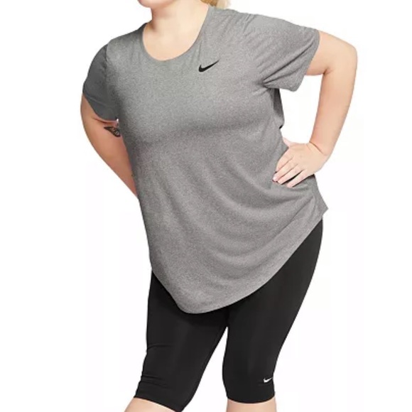 Nike Tops - Nike | Plus Size Grey Dri-Fit Legend Training Top